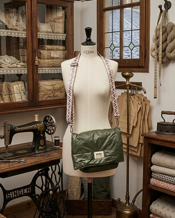 Bolso cruzado verde