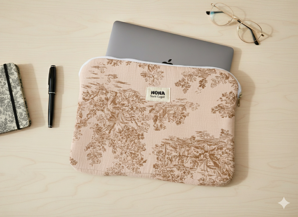 FUNDA ORDENADOR BEIGE