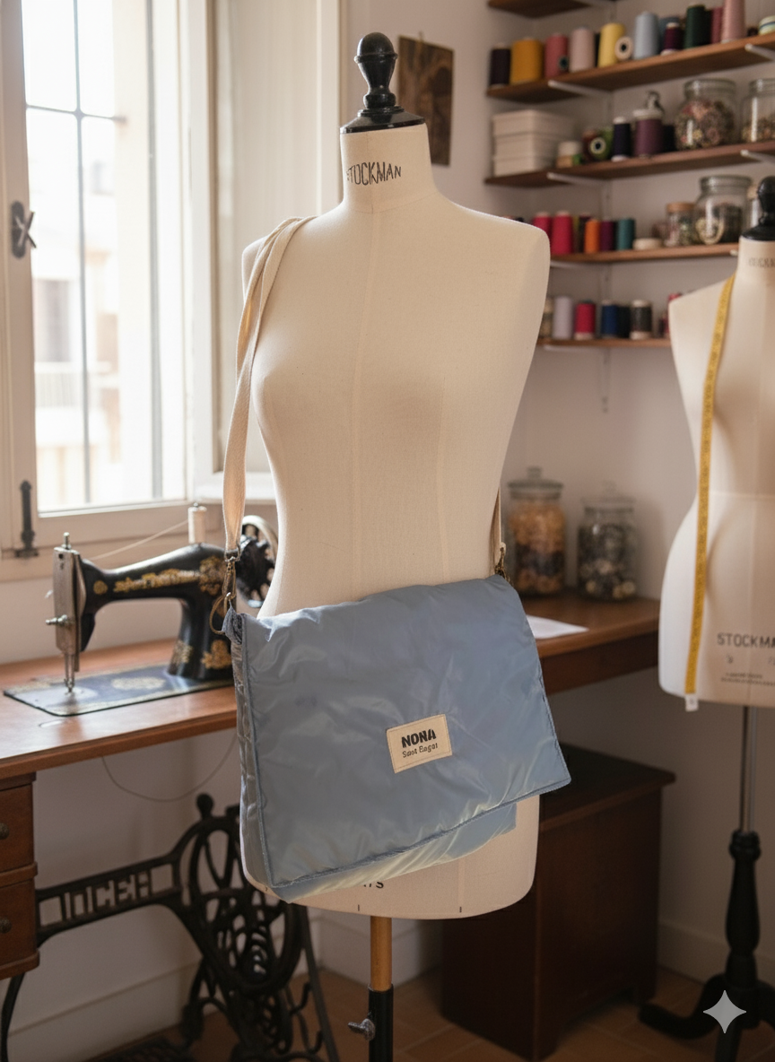 Bolso cruzado azul